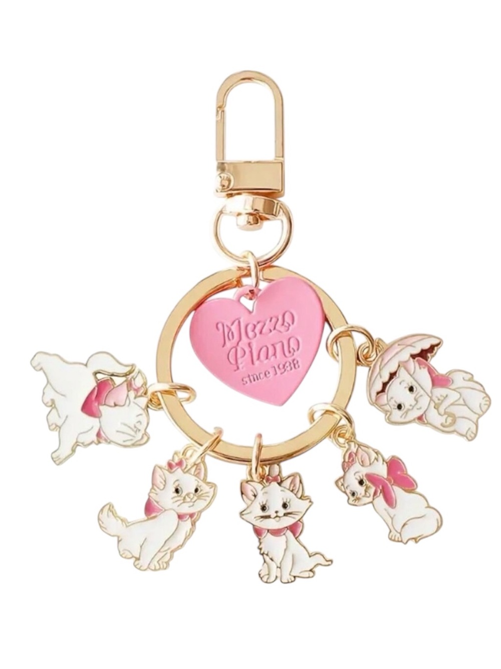 The Aristocats Marie Enamel Keychain